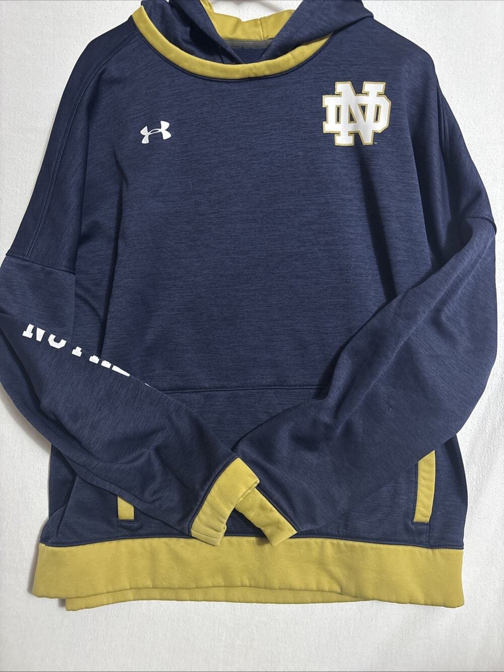 Notre Dame Men’s Under Armour Hoodie XL Pre Owned